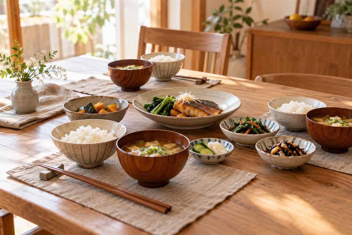 ご家族で囲む和食の食卓（イメージ）
